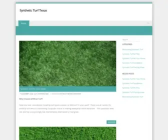 SYNtheticturftexas.com(Synthetic Turf Texas) Screenshot