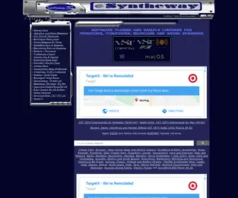 SYNtheway.com(Syntheway Virtual Musical Instruments) Screenshot
