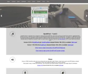 SYNThfont.com(SynthFont) Screenshot