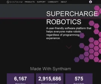 SYNthiam.com(The Easiest Way to Program Robots with AI) Screenshot