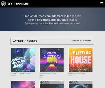 SYNThmob.com(Digital Sound Marketplace and Sound Design Community) Screenshot