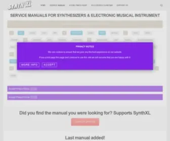 SYNTHXL.com(SYNTH XL) Screenshot