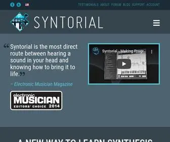 SYntorial.com(Synth tutorial) Screenshot