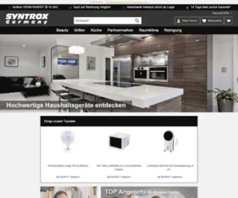 SYNtrox.de(Haushaltsgeräte von Syntrox) Screenshot