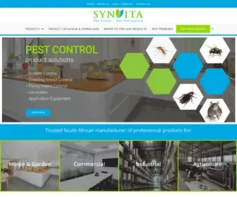 SYnvita.co.za(Professional Pest Control Product Solutions) Screenshot