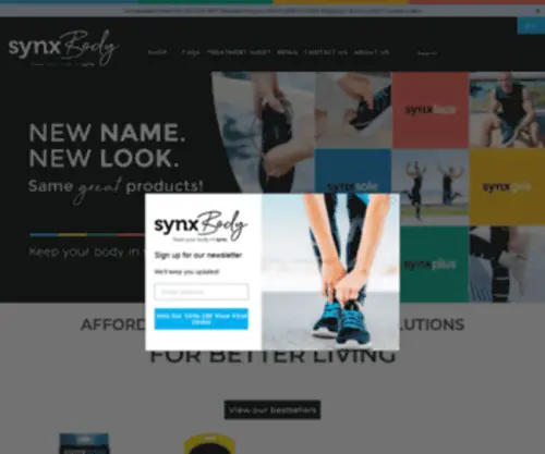 SYNxbody.com(Synxbody Keep your body in synx) Screenshot