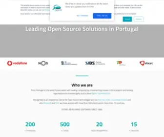 Syone.com(Leading Open Source Solutions in Portugal) Screenshot