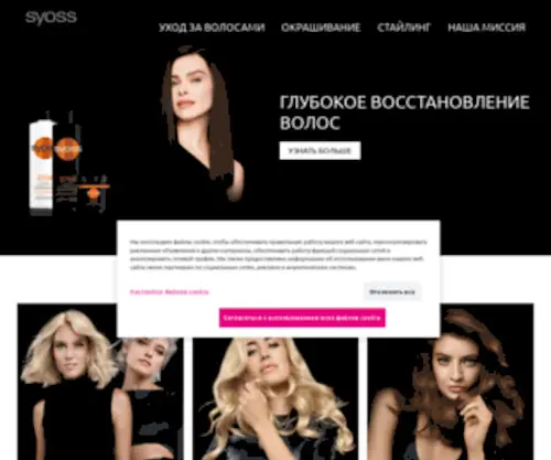 Syoss.ru(Professional Performance) Screenshot