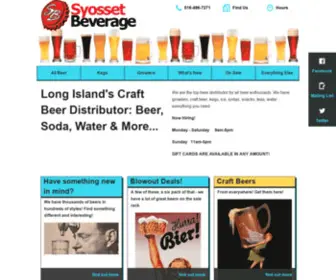 Syossetbeverage.com(Beer Distributor) Screenshot