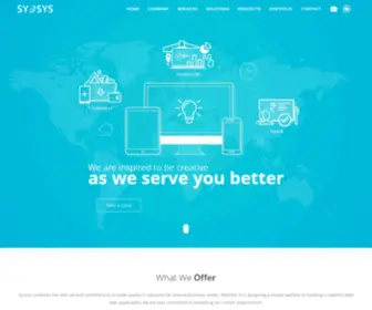 Syosys.com(Web Design and Development Services) Screenshot