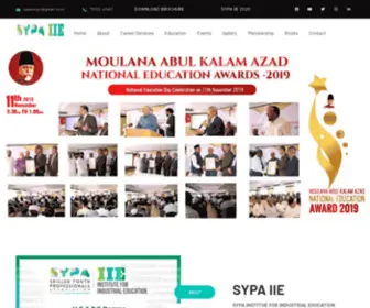 Sypa.org.in(SYPA Skill Training Institute in Chennai) Screenshot