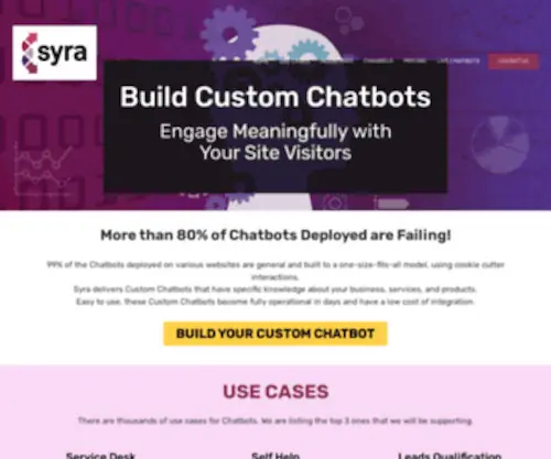 Syra.ai(Chatbot Development Company) Screenshot