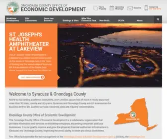 Syracusecentral.com(Onondaga County Office of Economic Development) Screenshot