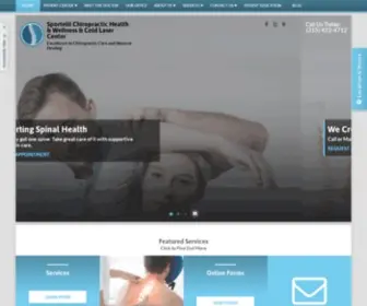 Syracusechiropractor.com(Sportelli Chiropractic Health Center) Screenshot