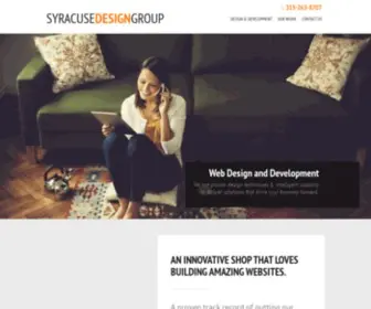 Syracusedesign.com(Web Design & Custom Application Development for over 15 years in Syracuse) Screenshot