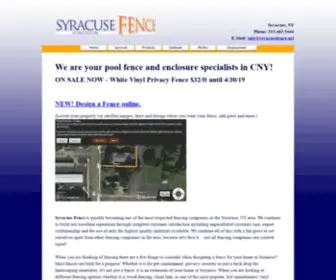 Syracusefence.net(Syracuse Fence) Screenshot