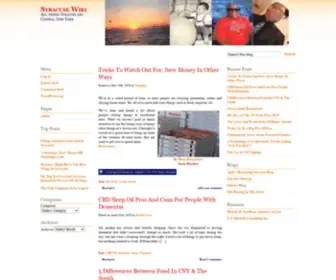 Syracusewiki.com(Syracuse Wiki) Screenshot