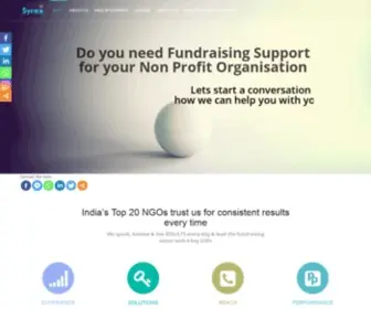 Syrex.in(India's Top Fundraising Company) Screenshot