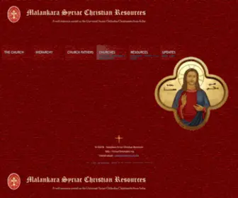 Syriacchristianity.info(A web resource portal on the Unievrsal Syriac Orthodox Christianity) Screenshot