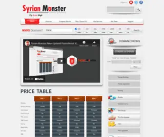 Syriamonster.com(Syriamonster) Screenshot