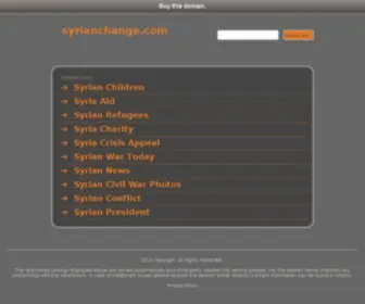 Syrianchange.com(Syrianchange) Screenshot