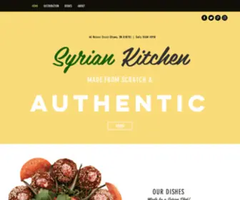 Syriankitchen.ca(Syrian Kitchen) Screenshot