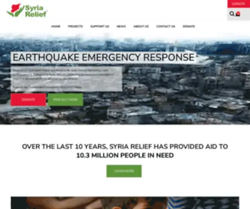 Syriarelief.org.uk(Syriarelief) Screenshot