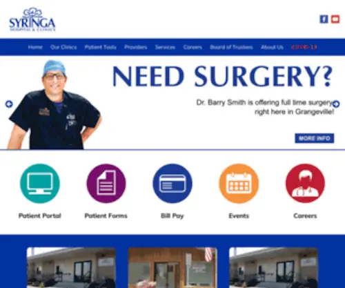 Syringahospital.org(Syringa Hospital) Screenshot