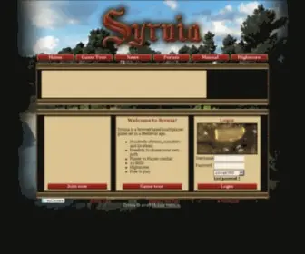 SYrnia.com(Free online rpg Syrnia) Screenshot