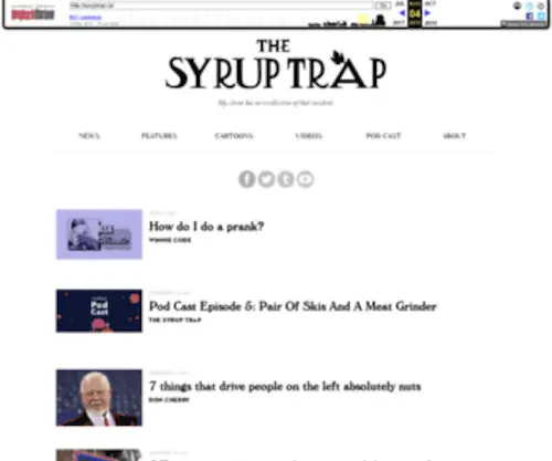 Syruptrap.ca(The Syrup Trap) Screenshot