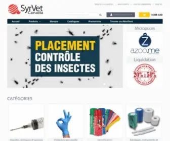 SYrvetcanada.ca(SyrVet Canada inc) Screenshot