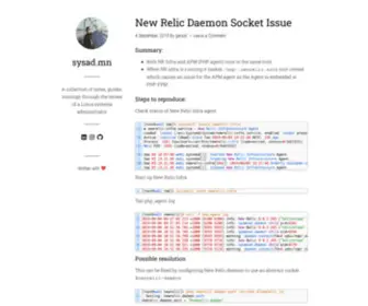 Sysad.mn(A collection of notes) Screenshot