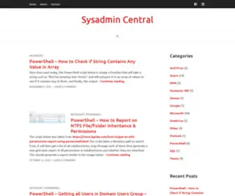Sysadmin-Central.com(Sysadmin Central) Screenshot