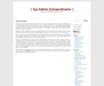 Sysadmin-E.com(Sys Admin Extraordinaire) Screenshot