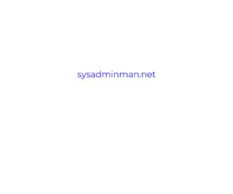 Sysadminman.net(Asterisk elastix a2billing freepbx hosting) Screenshot