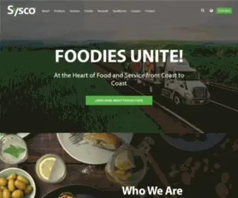 SYsco.ca(Sysco Canada) Screenshot