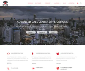 SYS.com.tr(Çağrı Merkezi Teknolojilerinde Tek Adres) Screenshot