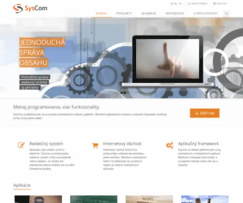 SYscom.sk(SYscom) Screenshot