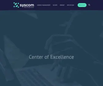 SYscomworld.com(DXC ServiceNow Strategic Business Group) Screenshot
