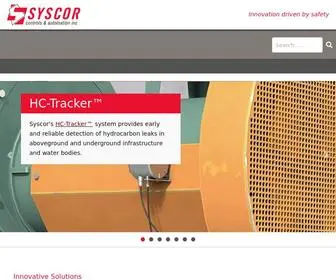 SYscor.com(Syscor Controls & Automation) Screenshot