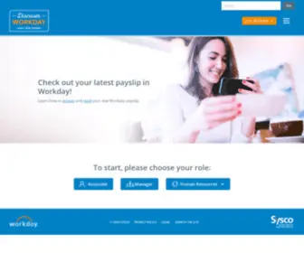SYscoworkday.com(Discover Sysco Workday) Screenshot