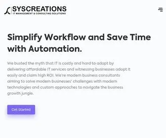 SYScreations.ca(SyS Creations) Screenshot
