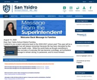 SYSDSchools.org(San Ysidro School District) Screenshot