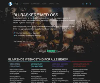 Syse.no(Domenenavn og webhosting) Screenshot