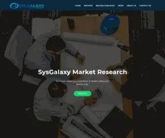 SYsgalaxymarketresearch.com(Home SysGalaxy Market Research) Screenshot