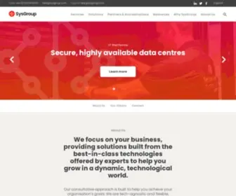 SYSgroup.com(Managed IT Services) Screenshot