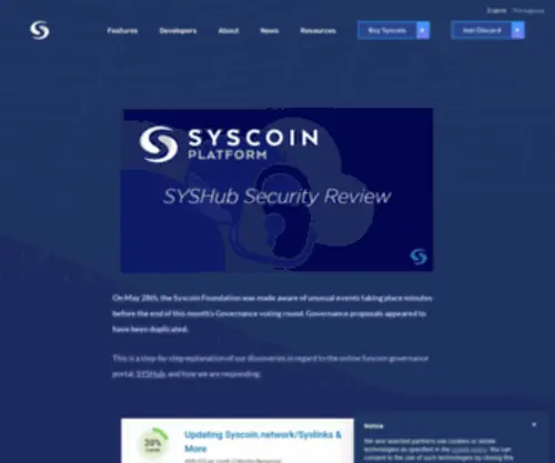 SYshub.org(SYSHub Security Review) Screenshot