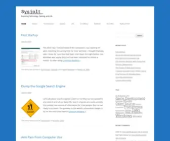 SYsjolt.com(Exploring Technology) Screenshot