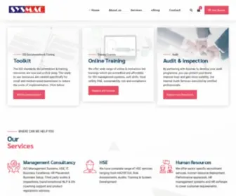 SYsmacs.com(Management Consultant) Screenshot