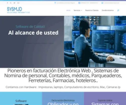 SYSMJD.com(Sistemas Informáticos) Screenshot